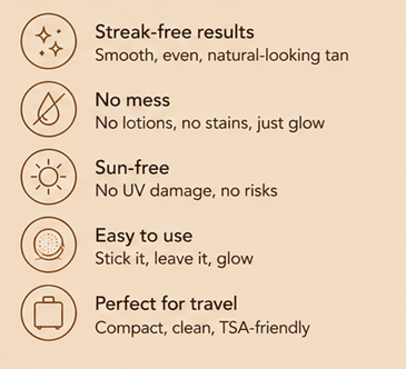 Sun-Free Glow Micro-Needle Tanning Patch